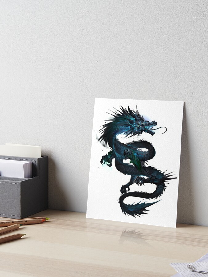 Chinese Dragon Tattoo T Shirt For Dragon Lover Art Board Print By Darkdreamer85 Redbubble