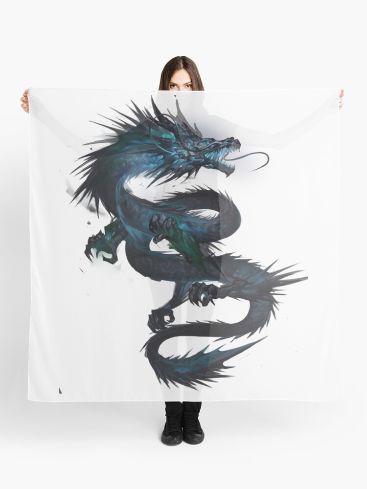 Chinese Dragon Tattoo T Shirt For Dragon Lover Scarf By Darkdreamer85 Redbubble