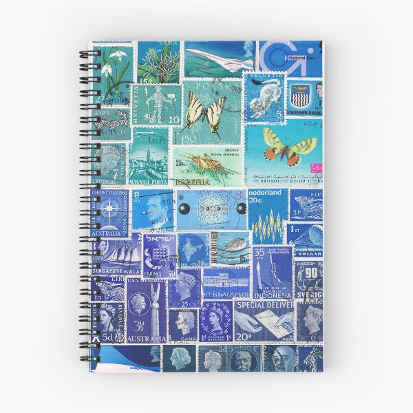 Item preview, Blue Yonder - Postage Stamp Skyscape designed and sold by tanglecrafts.
