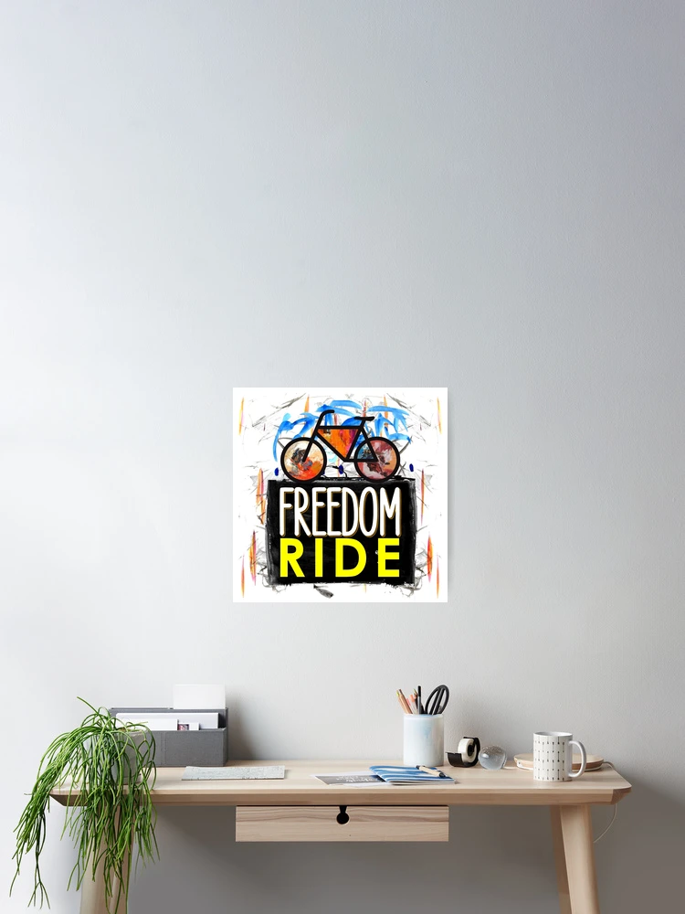 Thumbnail 2 of 3, Poster, Freedom Ride designed and sold by DeDesign Collective.