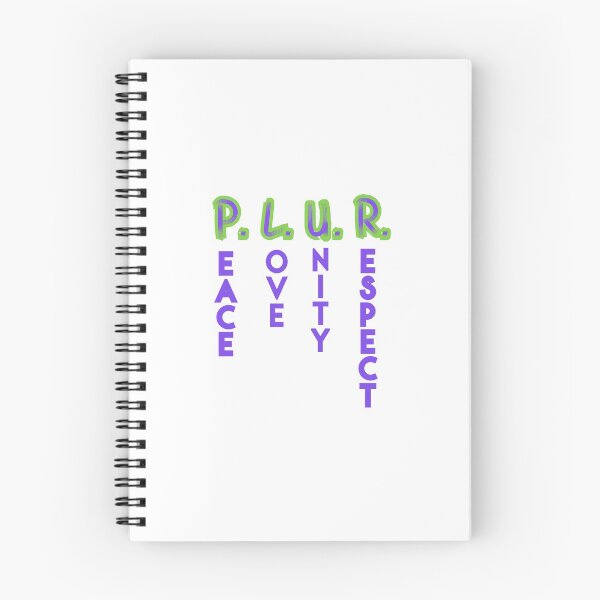 Item preview, PLUR peace love unity respect design designed and sold by Cassiopaea.