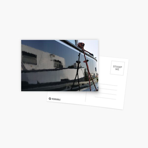 Reflection and a bitt (2) Postcard