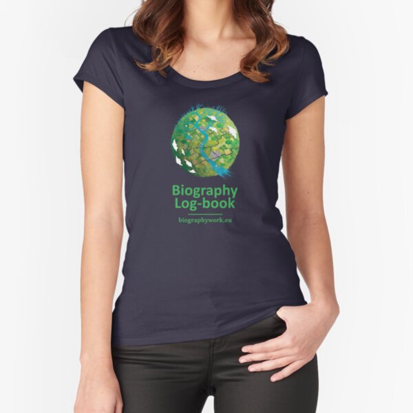 Biography Log-book Fitted Scoop T-Shirt