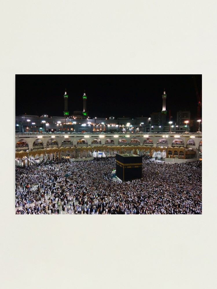 Photography Of The Holy Kaabah/Kaaba - Mekkah/Mecca, Saudi Arabia |  Photographic Print