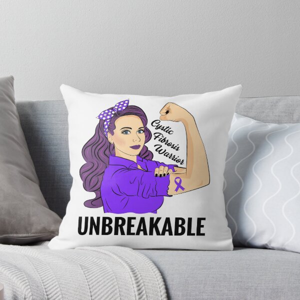 Item preview, Cystic Fibrosis Warrior Unbreakable CF Awareness Support designed and sold by ZNOVANNA.