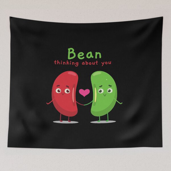 Item preview, Bean Thinking About You - Funny Food Pun designed and sold by PrintPress.