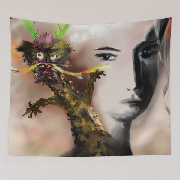 Item preview, Dragon(loong) and woman designed and sold by simplymin.