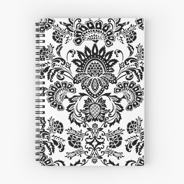 Item preview, black and white Damask designed and sold by BessoChicca.