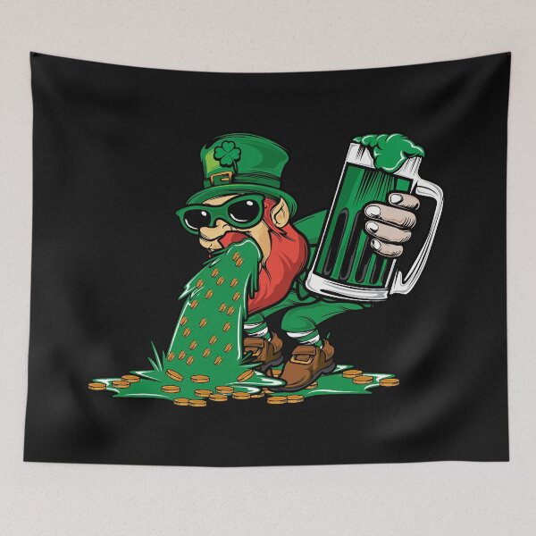 Item preview, Leprechaun Vomiting Gold  designed and sold by Bendthetrend.
