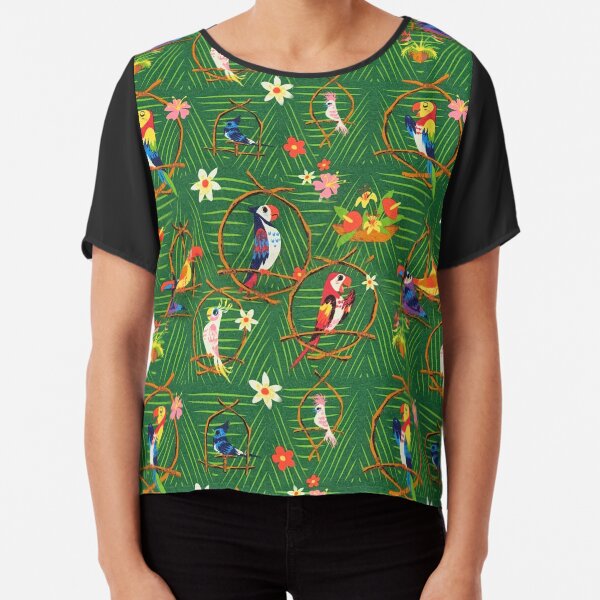 redbubble chiffon top