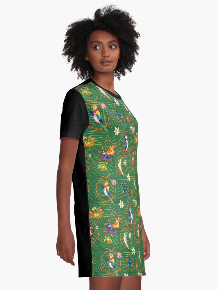 Alternate view of Enchanted Tiki Room Graphic T-Shirt Dress