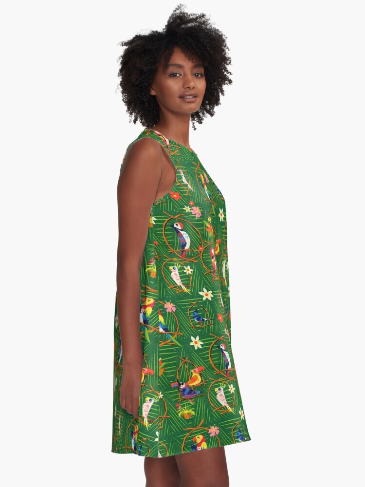 Alternate view of Enchanted Tiki Room A-Line Dress