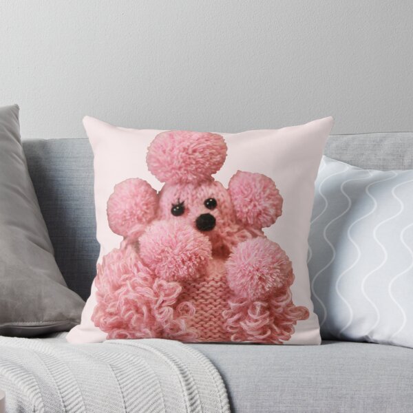 Item preview, pink pompom poodle  designed and sold by Jane McDougall.
