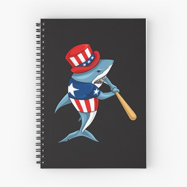 Item preview, Shark Baseball 4th Of July  designed and sold by Bendthetrend.