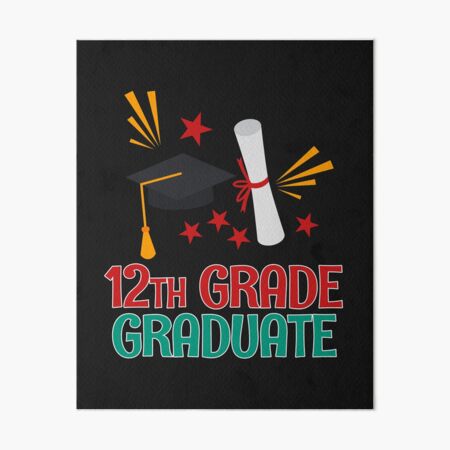 Graduate 12th Grade Sticker for Sale by Bendthetrend