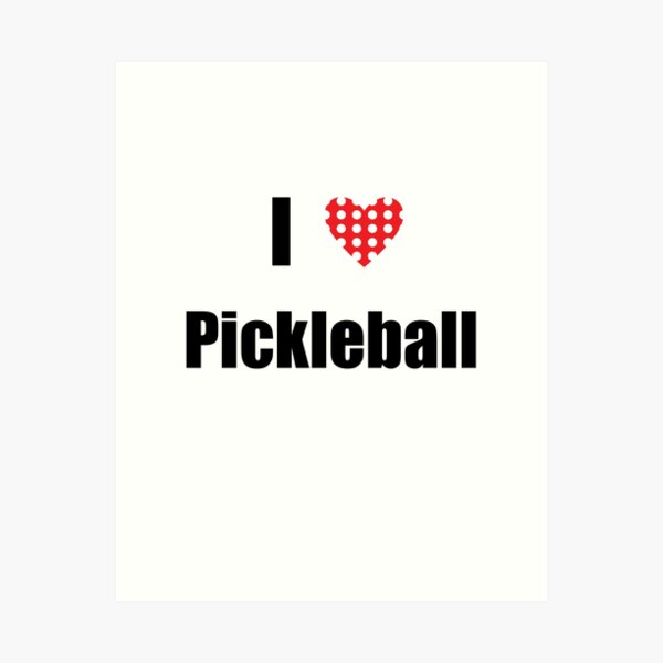Item preview, I Love Pickleball designed and sold by SubtleSplit.