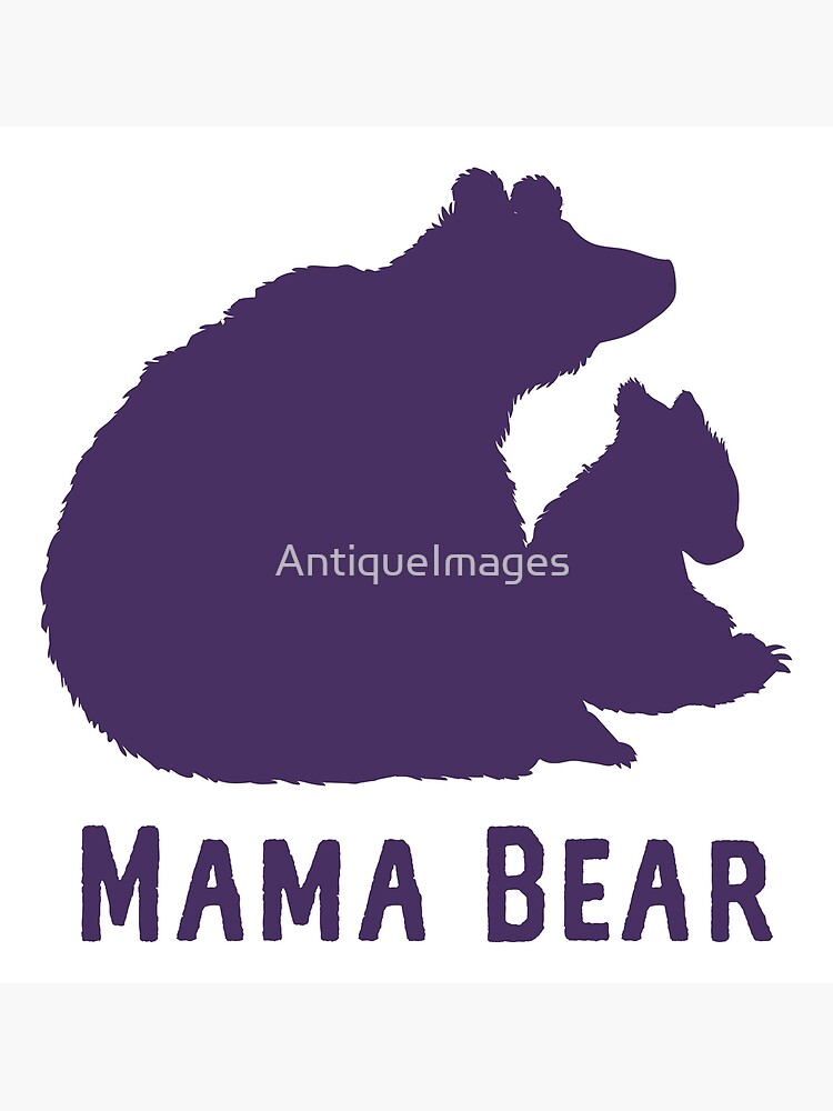 Protective Mama Bear Greeting Card