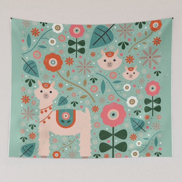 Item preview, Sweet Lama Pattern designed and sold by iamdesigns14.