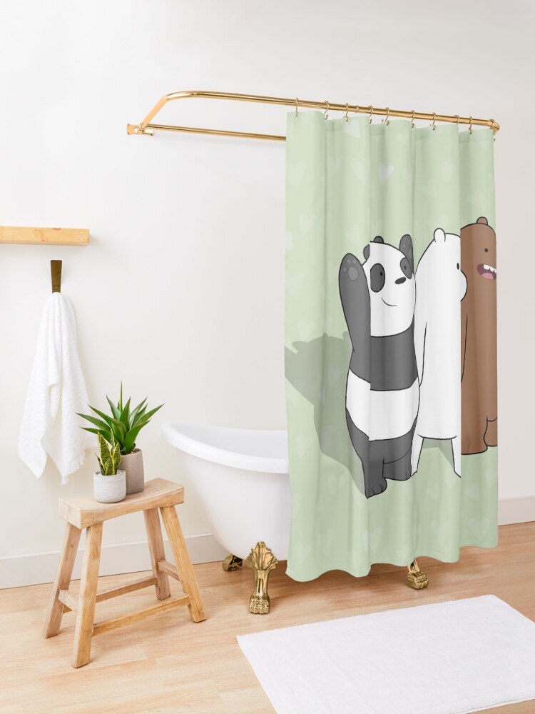 Alternate view of We Bare Bears Shower Curtain