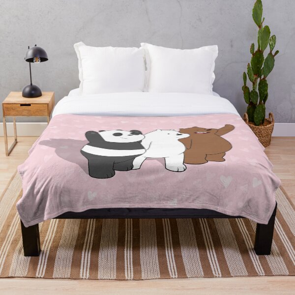 We Bare Bears Throw Blanket