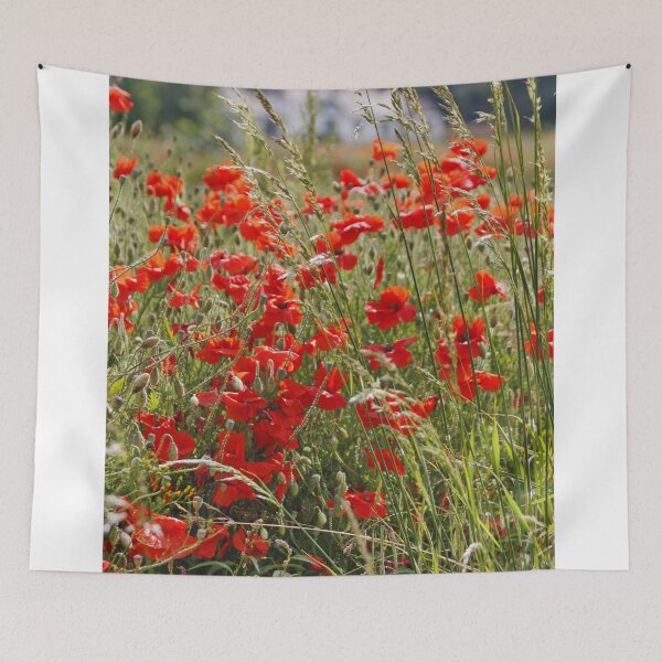 Item preview, Poppy Field en el norte de Gales designed and sold by AnnDixon.
