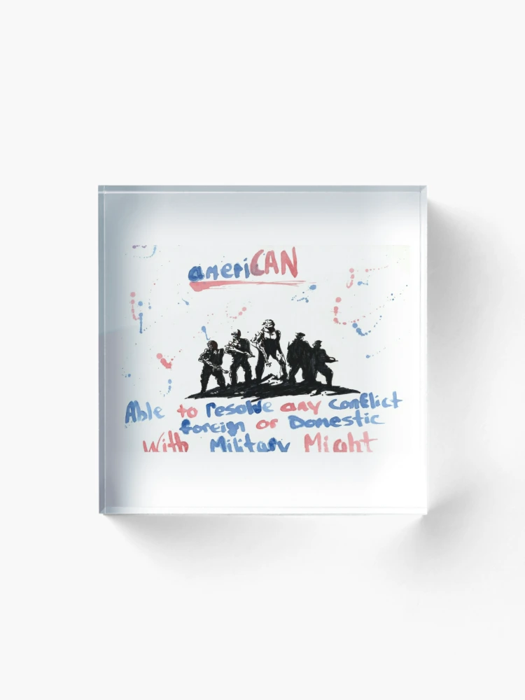Thumbnail 1 of 5, Acrylic Block, ameriCAN... designed and sold by Troy Glover.
