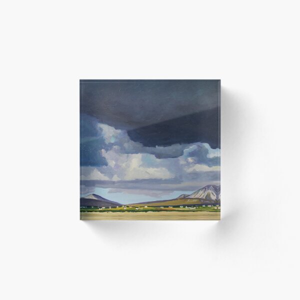 Brooding Clouds Over Errigal Acrylic Block