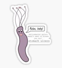 Relax, otherwise you'll get an ulcer! Sticker