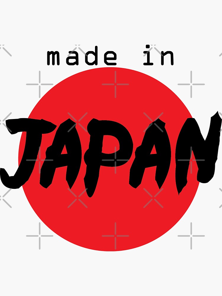 Made in Japan  Sticker for Sale by mcb-jp