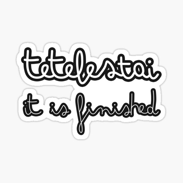 Artikel-Vorschau von Tetelestai, designt und verkauft von plushism.