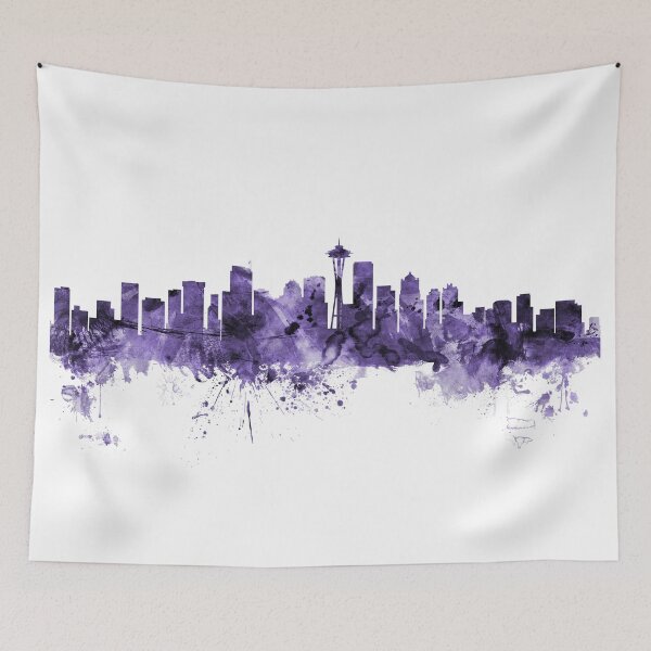 Item preview, Seattle Washington Skyline designed and sold by ArtPrints.