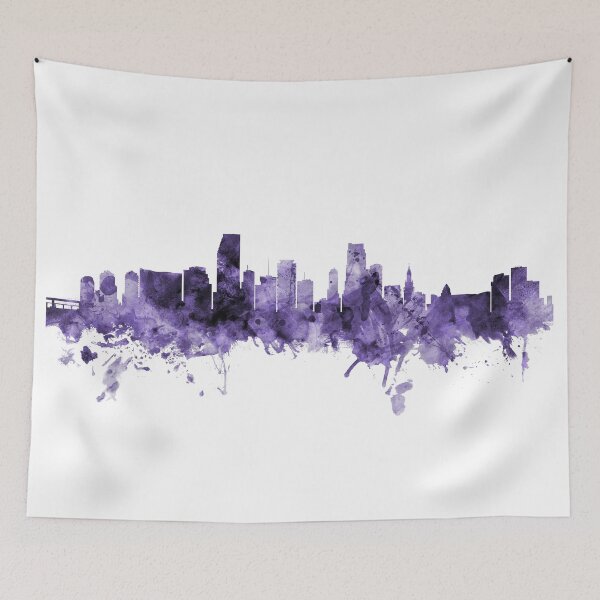 Item preview, Miami Florida Skyline designed and sold by ArtPrints.