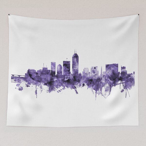 Item preview, Indianapolis Indiana Skyline designed and sold by ArtPrints.