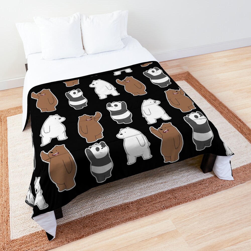 We Bare Bears Pattern Comforter