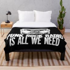 Punk Rock Radio Fleecedecke