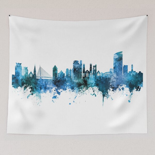 Item preview, Swansea Wales Skyline designed and sold by ArtPrints.
