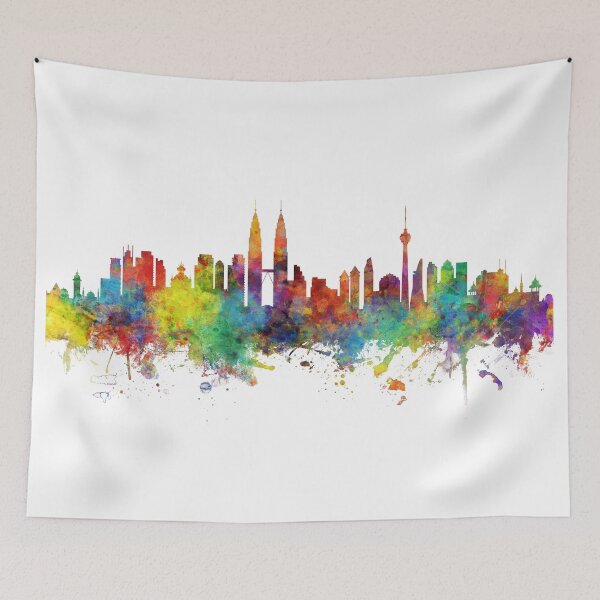 Item preview, Kuala Lumpur Malaysia Skyline designed and sold by ArtPrints.