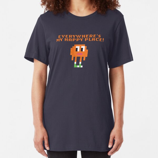 8bit Darwin Quote Slim Fit T-Shirt