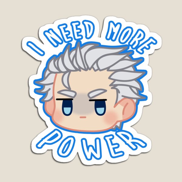 Item preview, Devil May Cry - Vergil ( I NEED MORE POWER ) designed and sold by kofi-jelly.