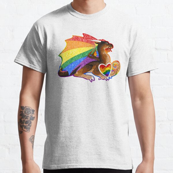 Gay Pride Dragon Classic T-Shirt