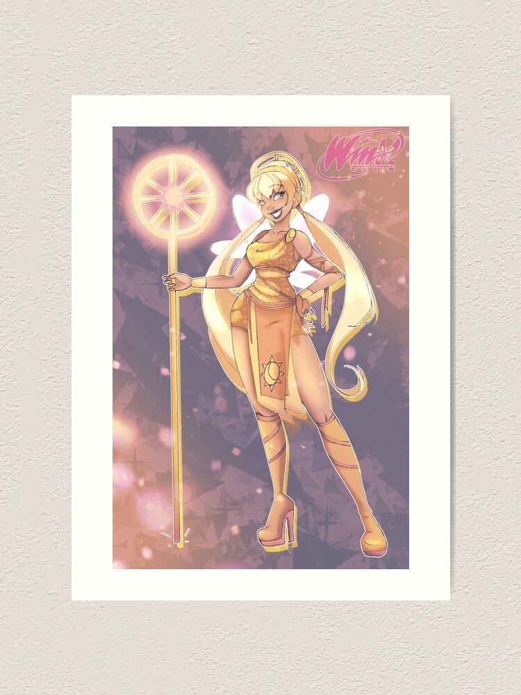 Stella Magic Winx Redesign Art Print By A Lypse Redbubble