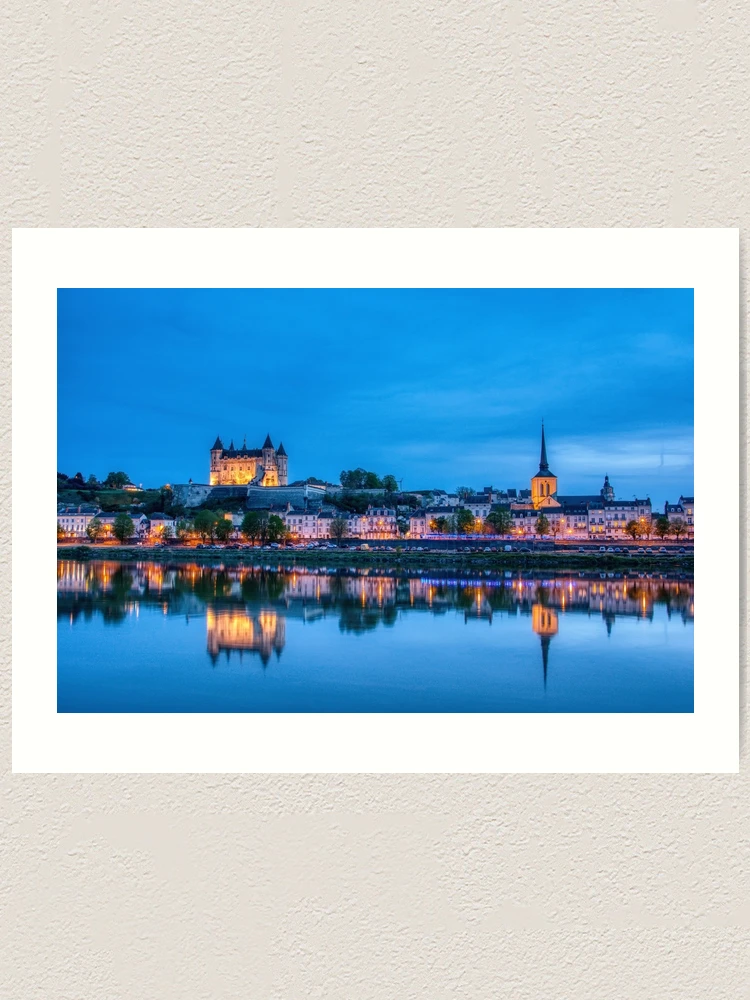 Thumbnail 1 von 3, Kunstdruck, Saumur, France. designt und verkauft von DesignAstur.