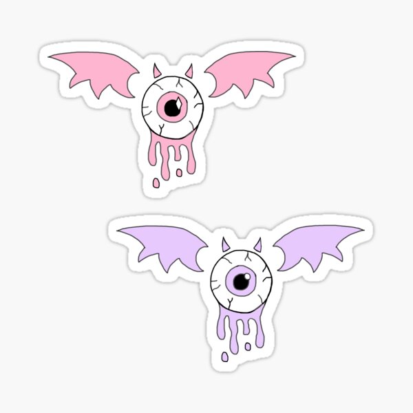 Kawaii Pastel Goth Stickers