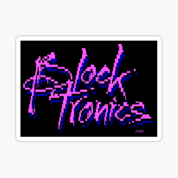 Blocktronics 1987 Sticker