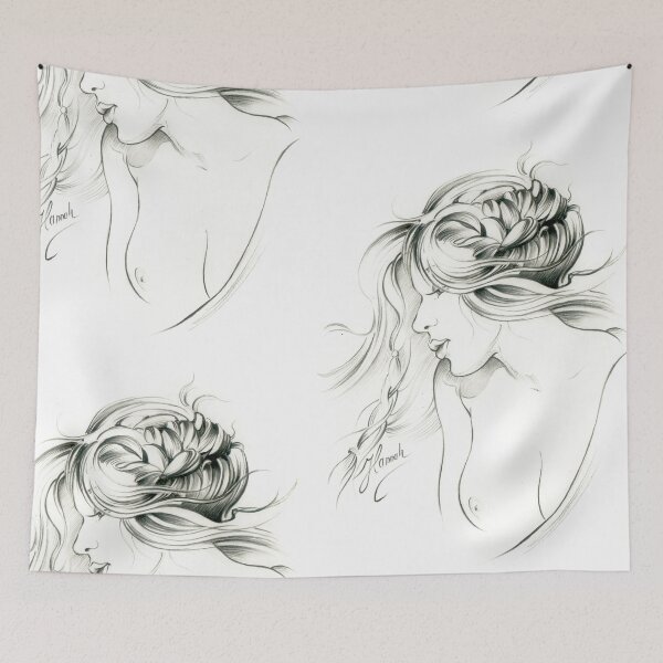 Item preview, "Kiss of Wind" - drawing designed and sold by Anna Miarczynska.