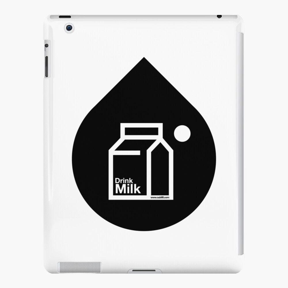 Milk - (Black) iPad Case & Skin