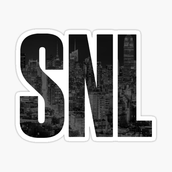 Artikel-Vorschau von SNL LOGO CITY - SCHWARZ, designt und verkauft von Leah Cedeno.