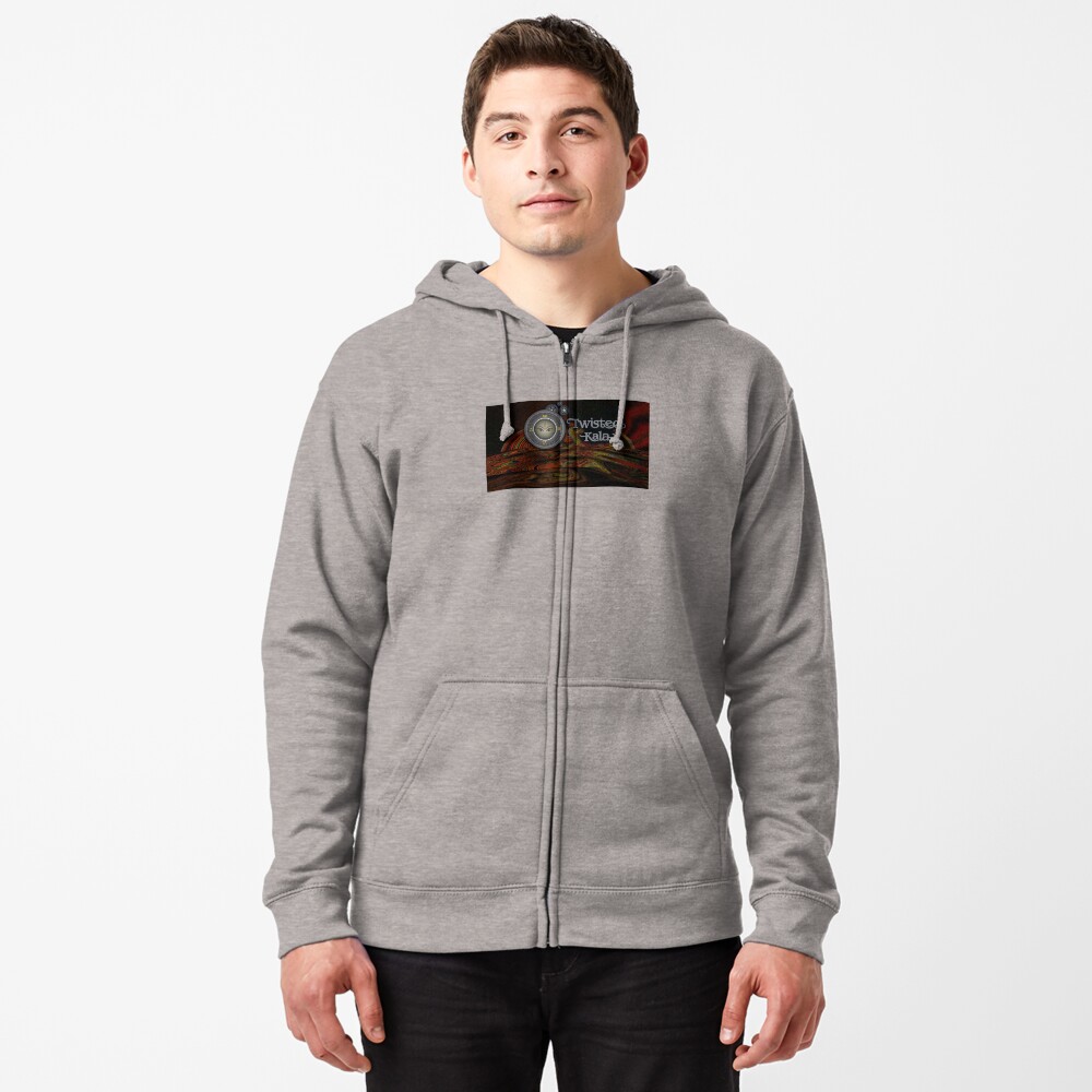 Aperçu de l'œuvre Veste zippée à capuche créée et vendue par TwistedKala.