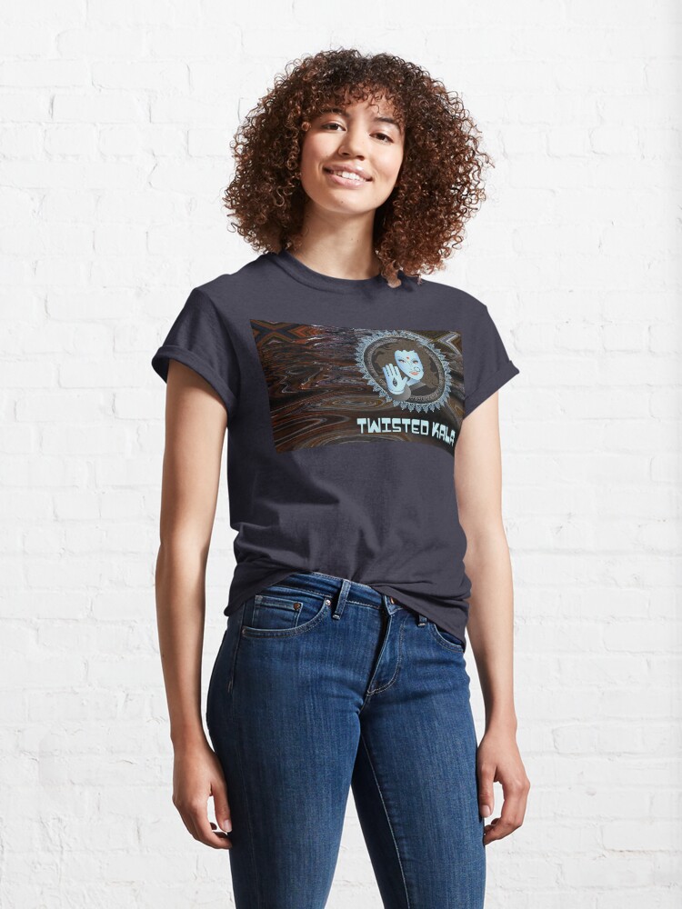 Thumbnail 4 of 7, Classic T-Shirt, Twisted Kala Psychedelic - Magic Blessings! designed and sold by TwistedKala.
