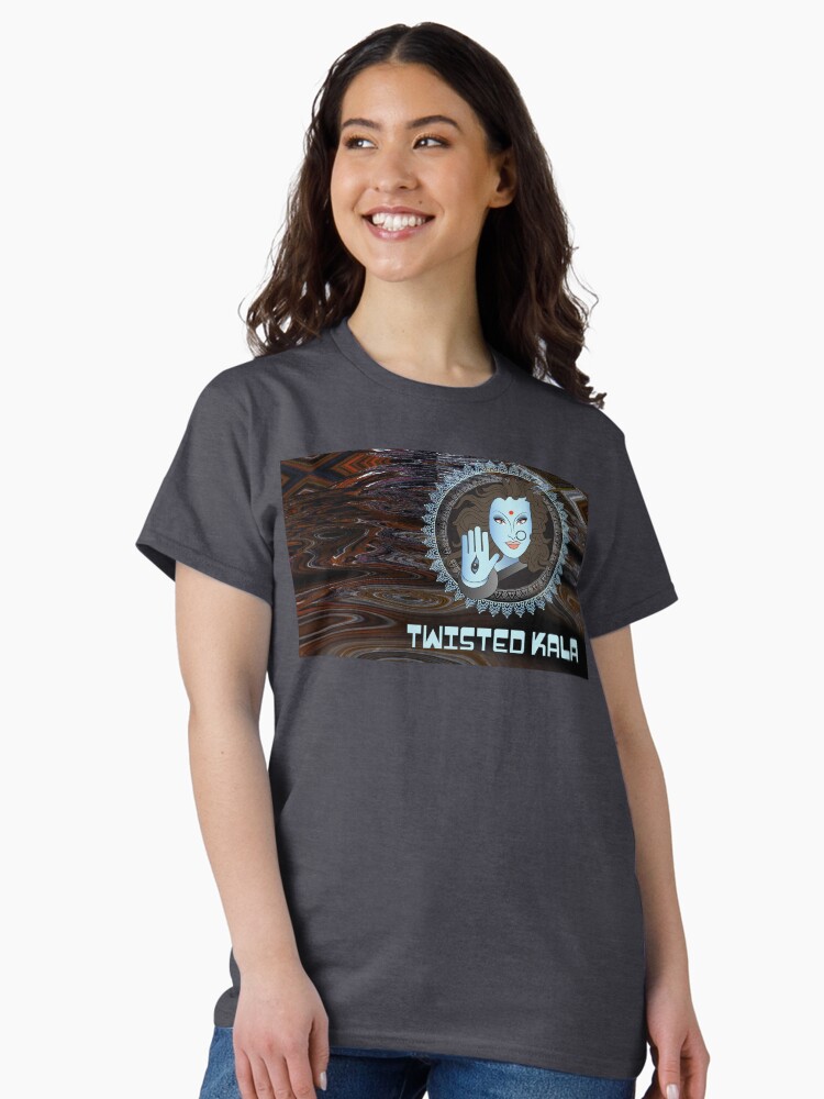 Thumbnail 2 of 7, Classic T-Shirt, Twisted Kala Psychedelic - Magic Blessings! designed and sold by TwistedKala.